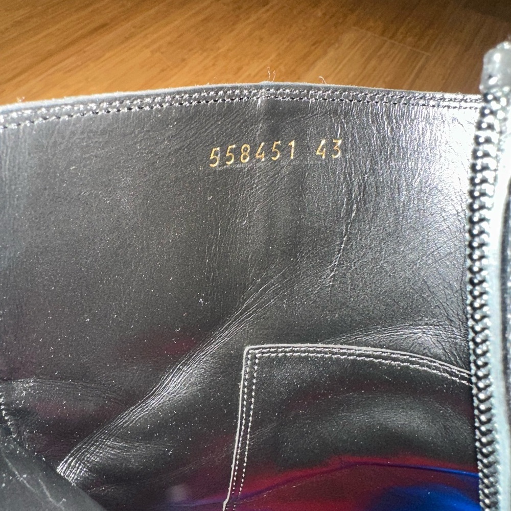 Men's Balenciaga Black Leather Boots - Picture 3 of 8